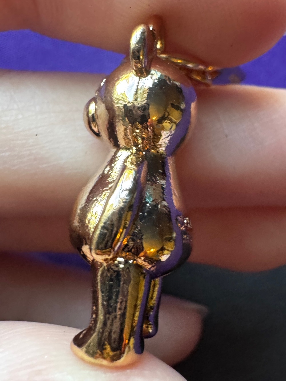 Coach 3D Gold Mini Teddy Bear Bag Charm Keychain EUC - Picture 10 of 12
